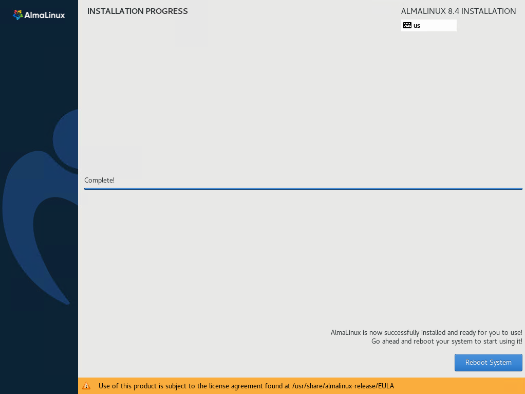 Installing AlmaLinux