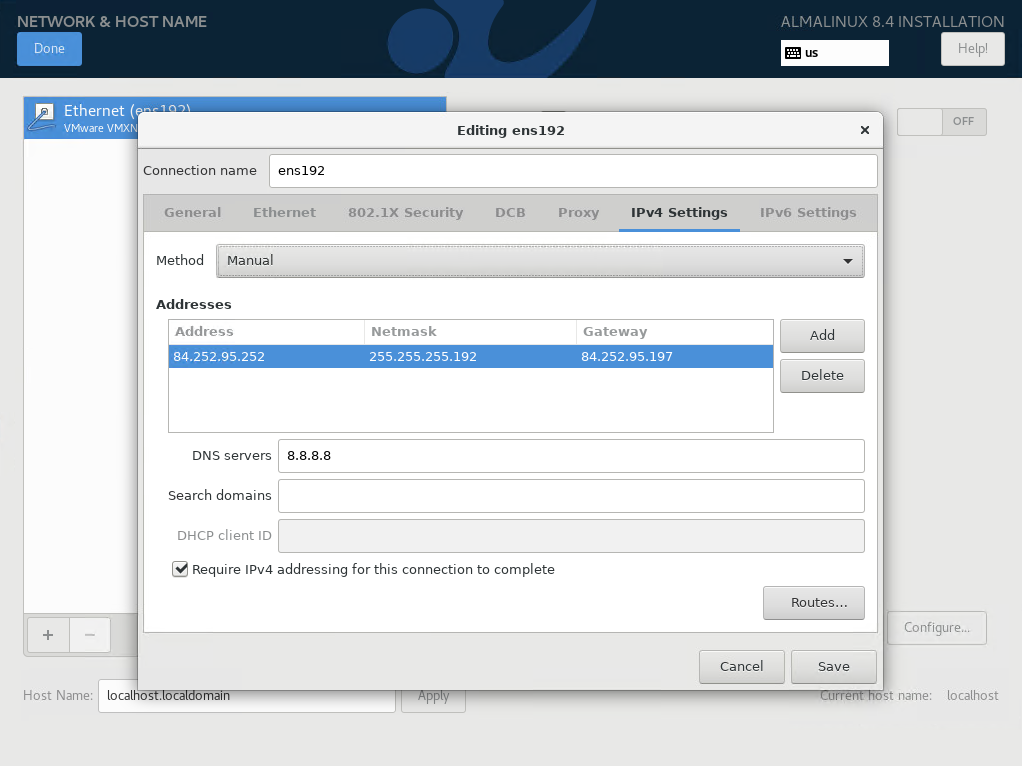 Installing AlmaLinux