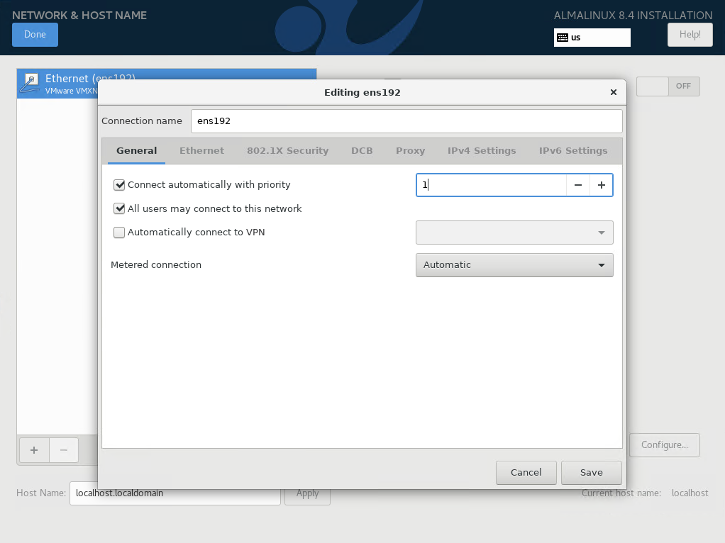 Installing AlmaLinux