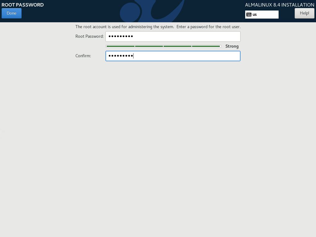 Installing AlmaLinux