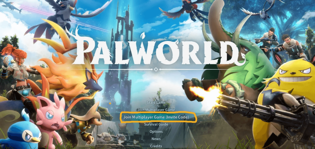 Joining Your Palworld Server